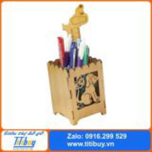 Hộp cắm bút gỗ HV 07